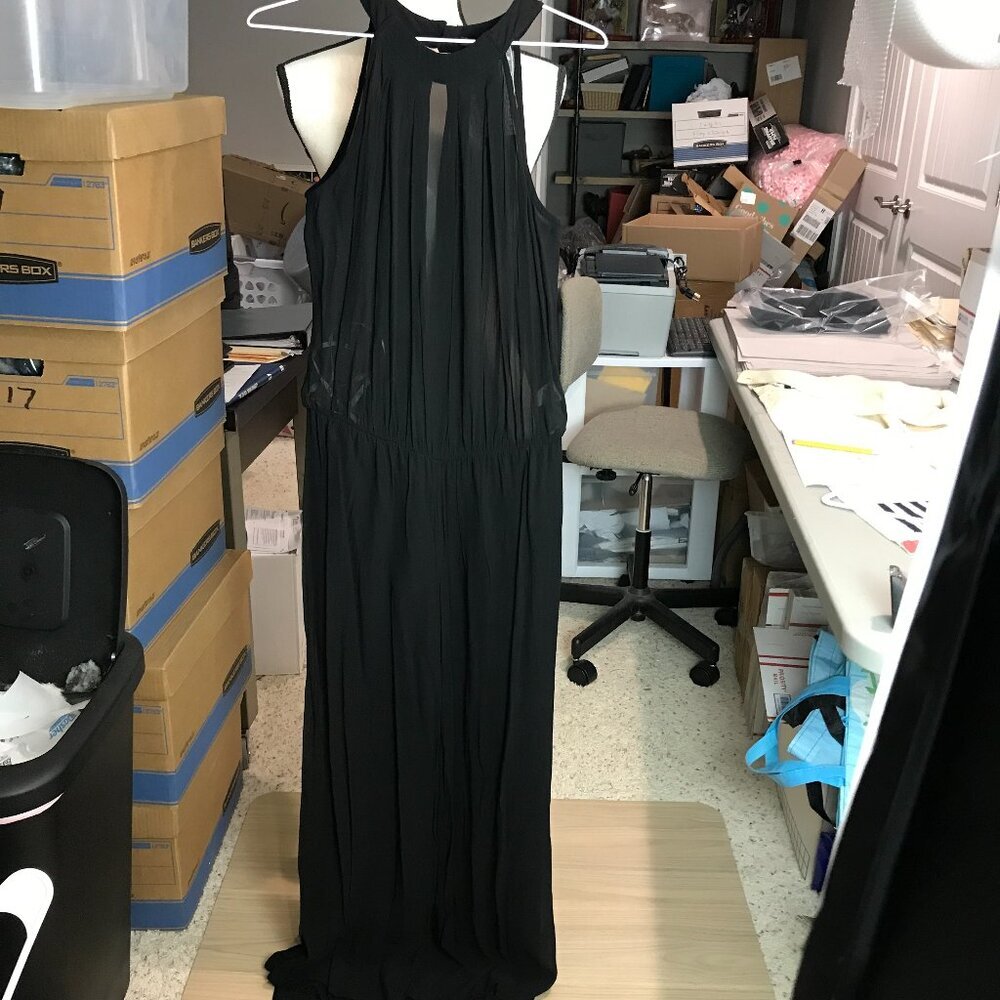 Women's Young Fabulous & Broke Black halter neck jumpsuit Size L